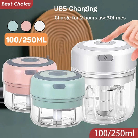 Portable Electric Garlic Chopper